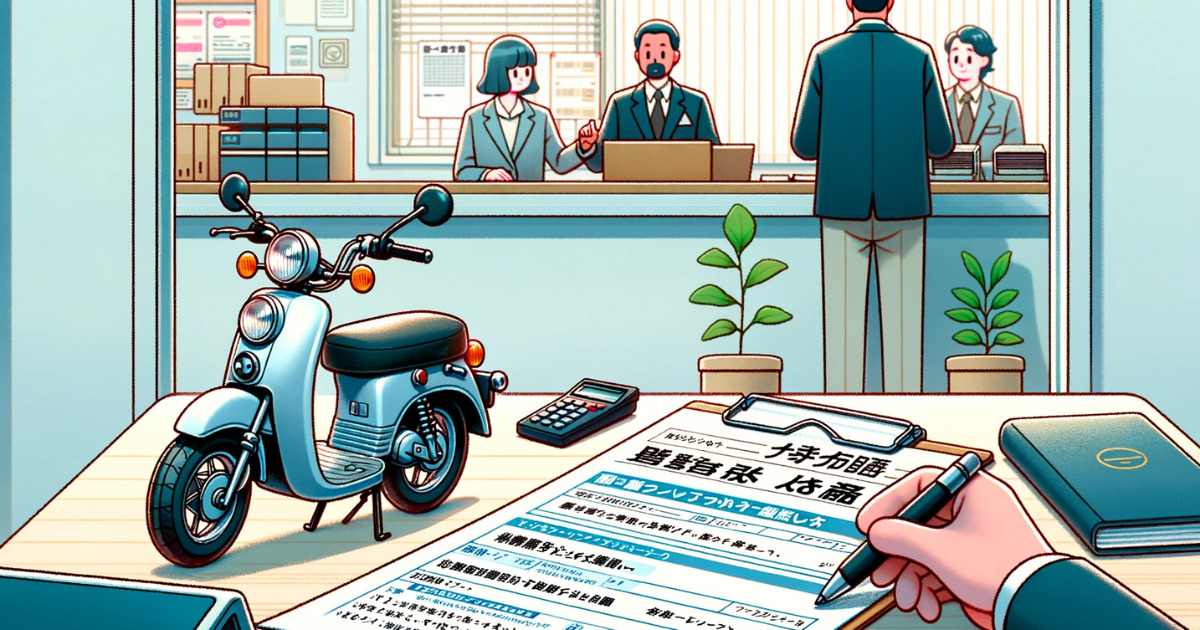 原付版】バイクの書類登録方法【125ccまで】 - Moto Connect