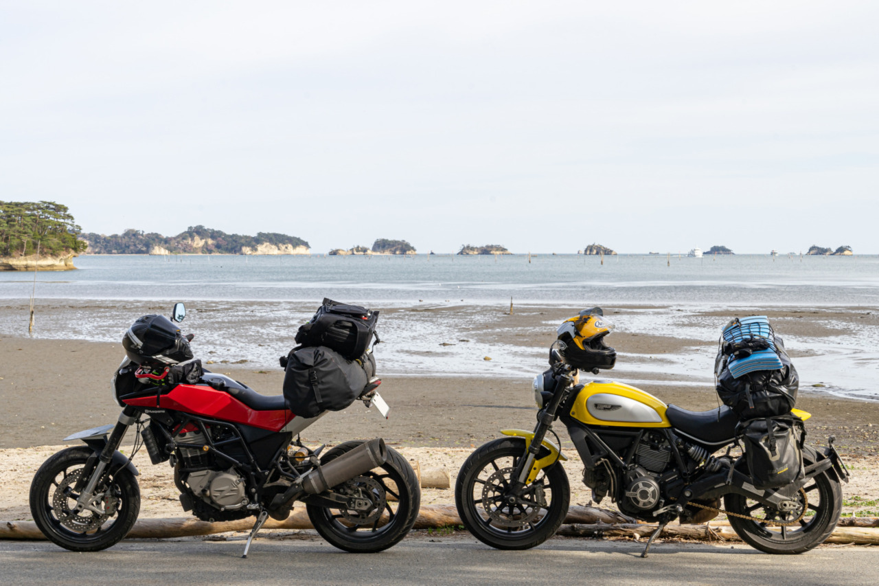 松島っぽい風景の扇浜とカゲモト