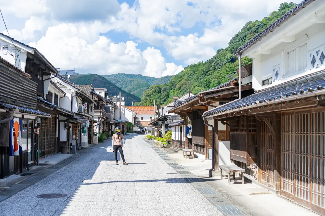 勝山町並み保存地区とカゲ美