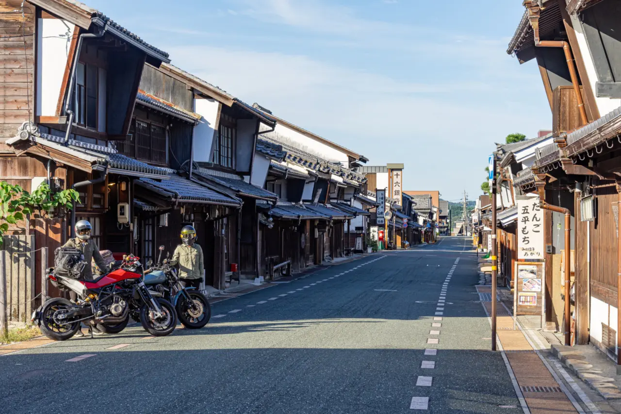 平日の「うだつの上がる町並み」　岐阜県美濃市