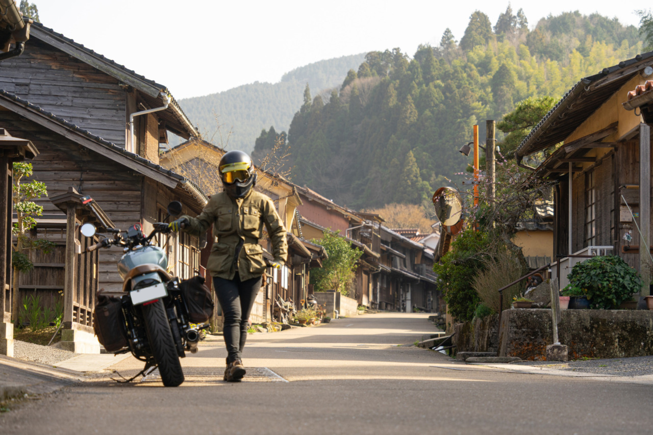 大森銀山伝建地区の街並み