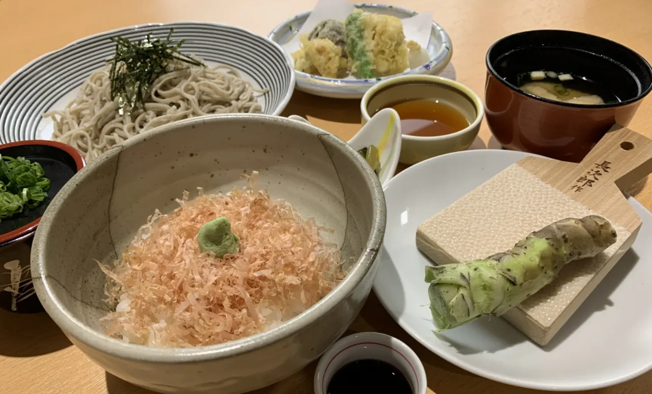 さんべ荘のわさび飯