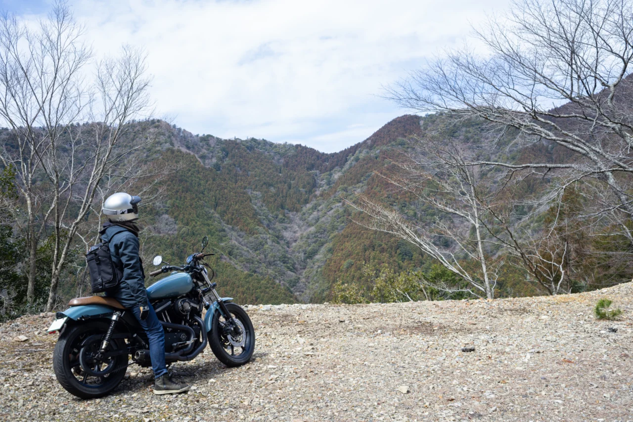 県道425号線沿いの名もなき展望所