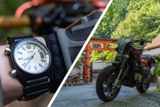バイク乗りの腕時計「MOTO-R Mid」レビュー｜京都でデジタルデトックス・ツーリング